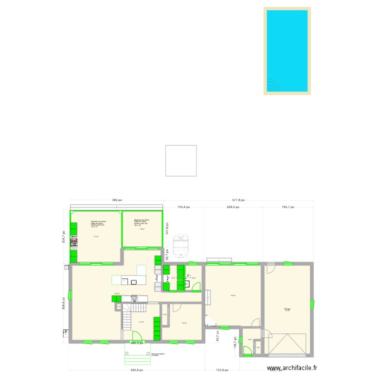 2083 Bachand phase 1. Plan de 31 pièces et 406 m2