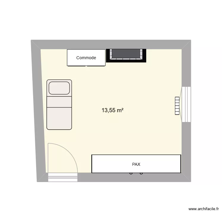 CHAMBRE BB. Plan de 1 et 14 m² CHAMBRE BB. Plan de 1 et 14 m²