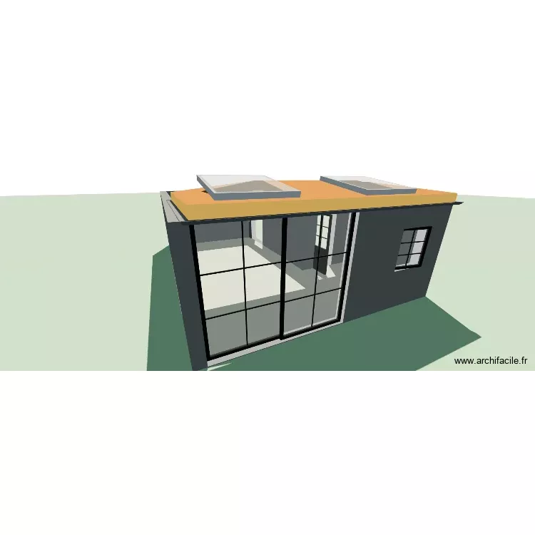 PLAN SALON MATHIE. Plan de 1 Pièce et 36 m²