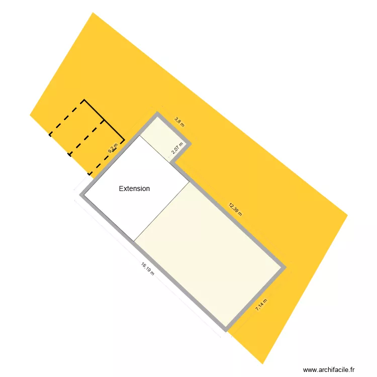 PC2. Plan de 1 et 111 m² PC2. Plan de 1 et 111 m²