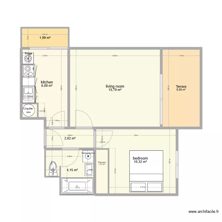 T2 LES PINS For Sergey plan. Plan de 