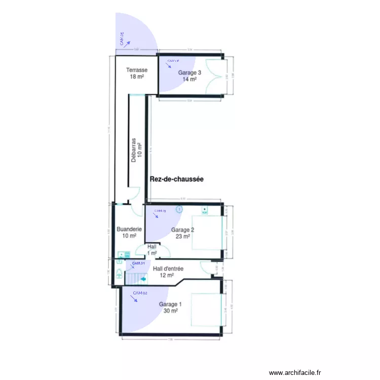 Pernet RDC. Plan de Pernet RDC. Plan de