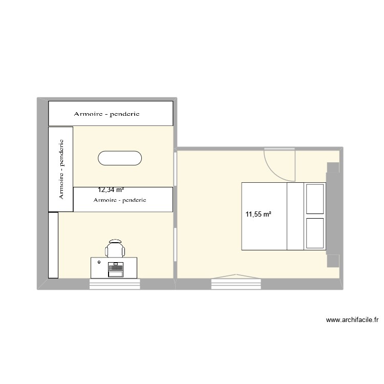 MENEAC. Plan de 0 pièce et 0 m2