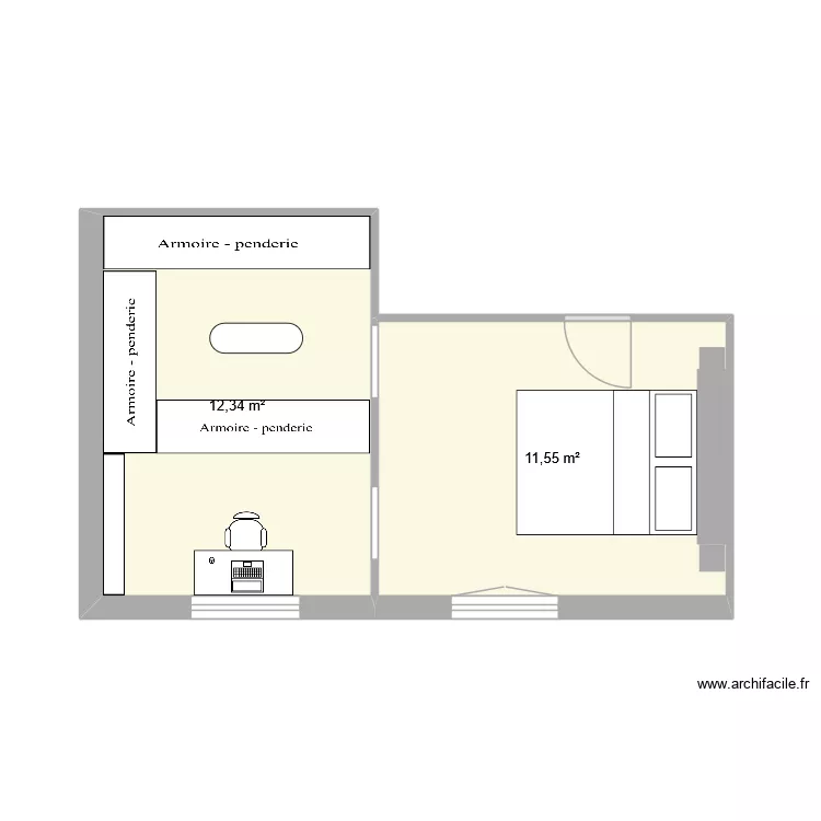 MENEAC. Plan de 2 et 24 m² MENEAC. Plan de 2 et 24 m²