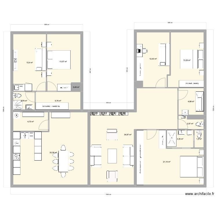 CVP PP - R. des Fleurs - 31.12.2023 2. Plan de 0 pièce et 0 m2
