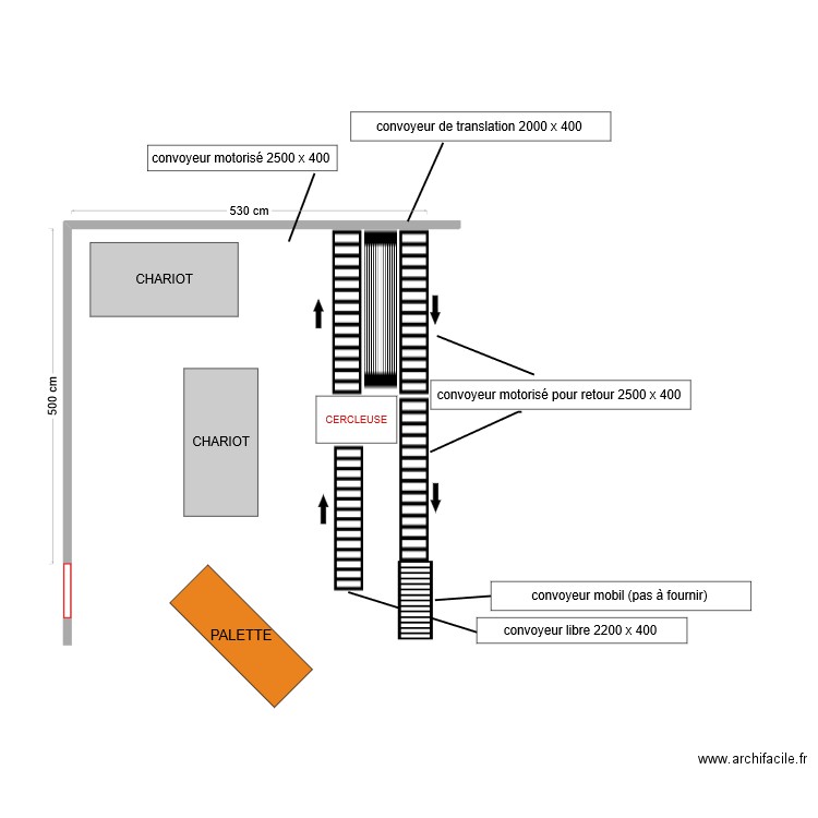 EMBALLAGE AUTOMATIQUE 12/04/24. Plan de 0 pièce et 0 m2