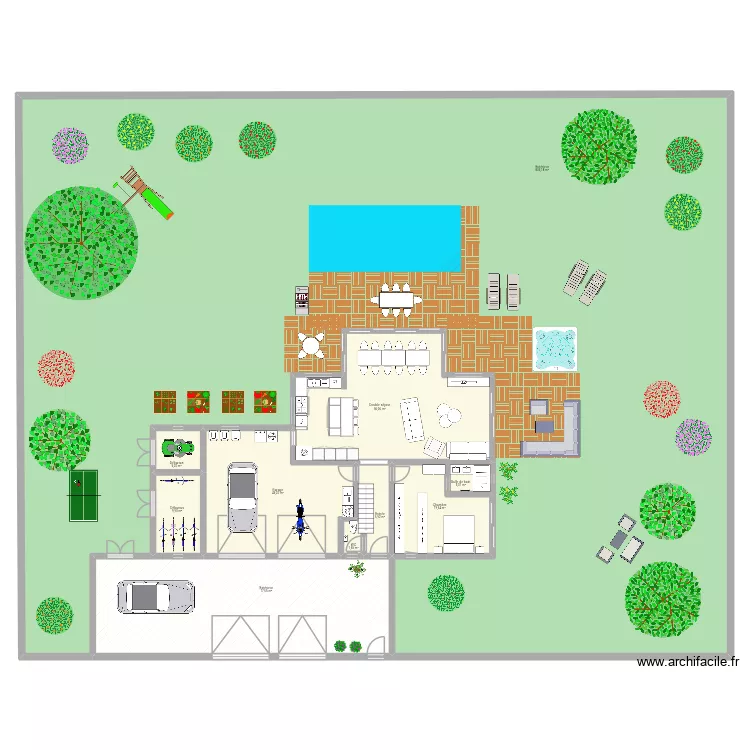 Maison 45. Plan de 21 et 1154 m² Maison 45. Plan de 21 et 1154 m²