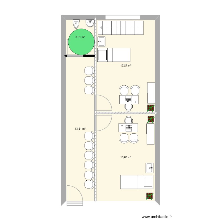 Cab 4. Plan de 0 pièce et 0 m2