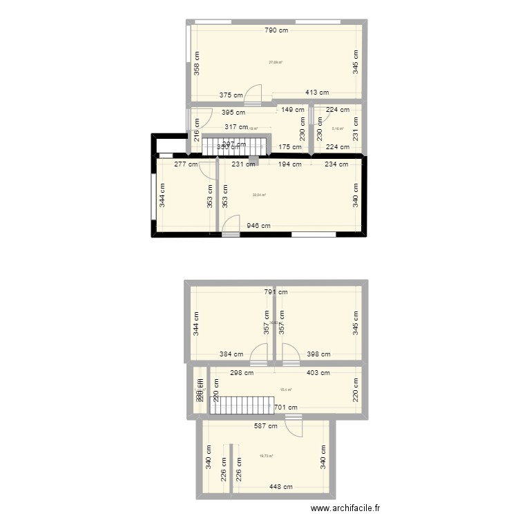 4  vignes - pour aménagement  . Plan de 0 pièce et 0 m2