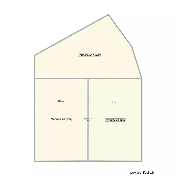 Chauss&eacute;e de Gand 525 Terrasse. Plan de 