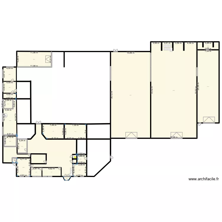 FUTURE LP SECURITE. Plan de 22 pièces et 1529 m² FUTURE LP SECURITE. Plan de 22 pièces et 1529 m²
