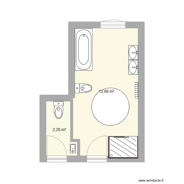 TEST Handibat. Plan de 3 Pièces et 31 m² TEST Handibat. Plan de 3 Pièces et 31 m²