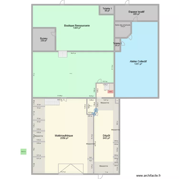 R&eacute;-Ut&icirc;les_Mat_apr&egrave;sMesures_avant. Plan de 13 pièces et 757 m²