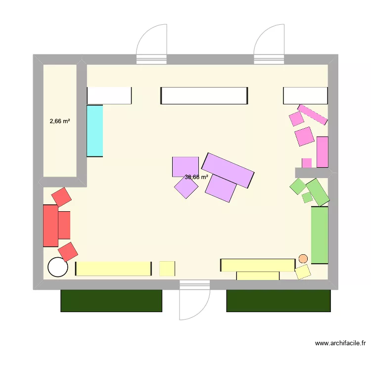 magasin. Plan de magasin. Plan de