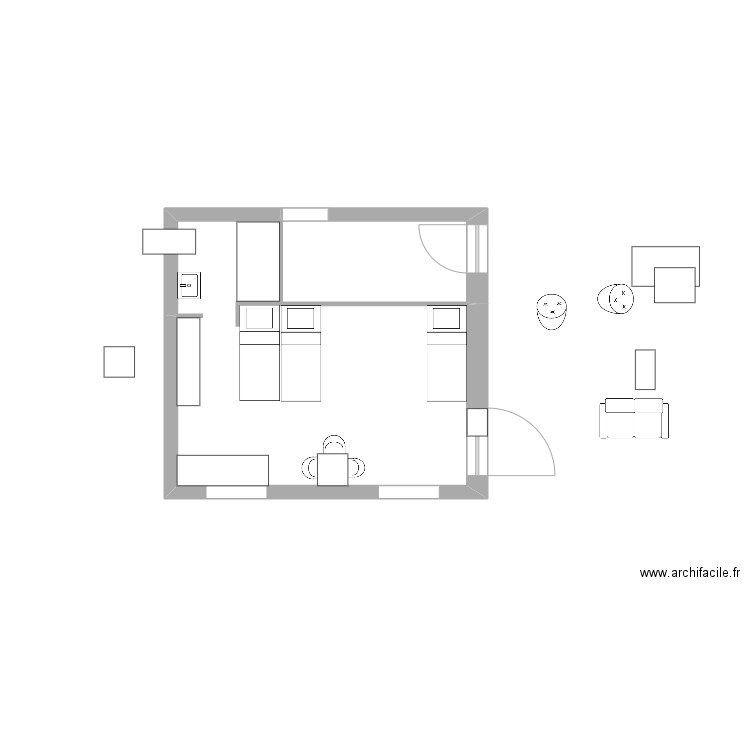 maubeugeb pettit. Plan de 0 pièce et 0 m2