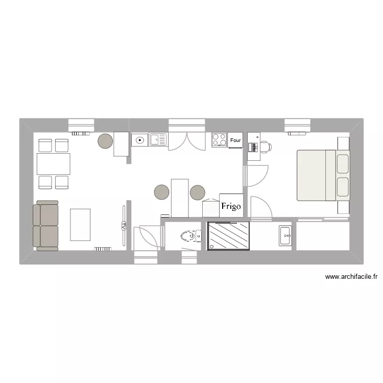 Plan TP Maison 2tne1 Schiano Tom. Plan de 