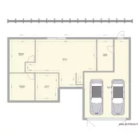 Plan maison en H
