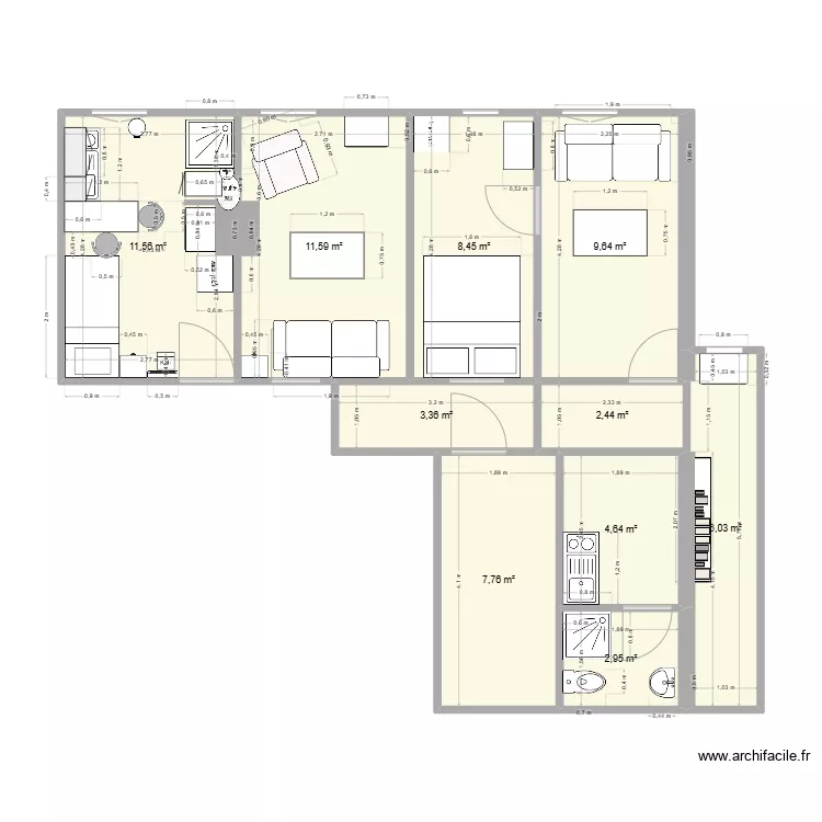 chambre 2 asnières. Plan de chambre 2 asnières. Plan de
