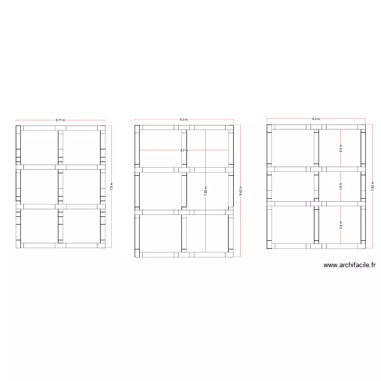 truss uni L&eacute;man Bleu. Plan de 