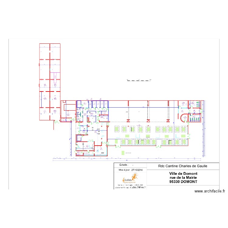 CANTINE DOMONT. Plan de 0 pièce et 0 m2