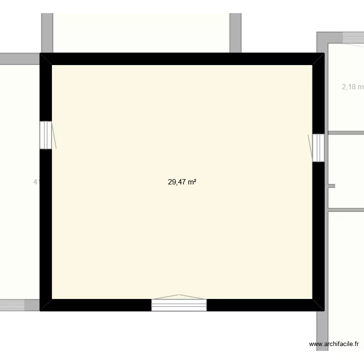 pierre arnaud. Plan de 13  et 163 m²