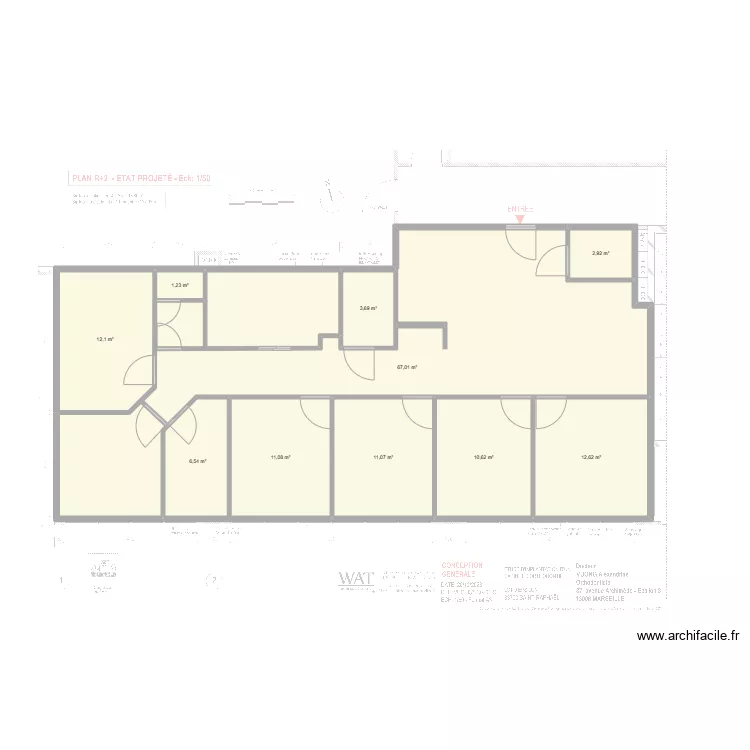 plan apres travaux vuaong. Plan de 