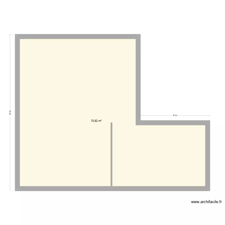 Maison Romain. Plan de 1 et 71 m² Maison Romain. Plan de 1 et 71 m²