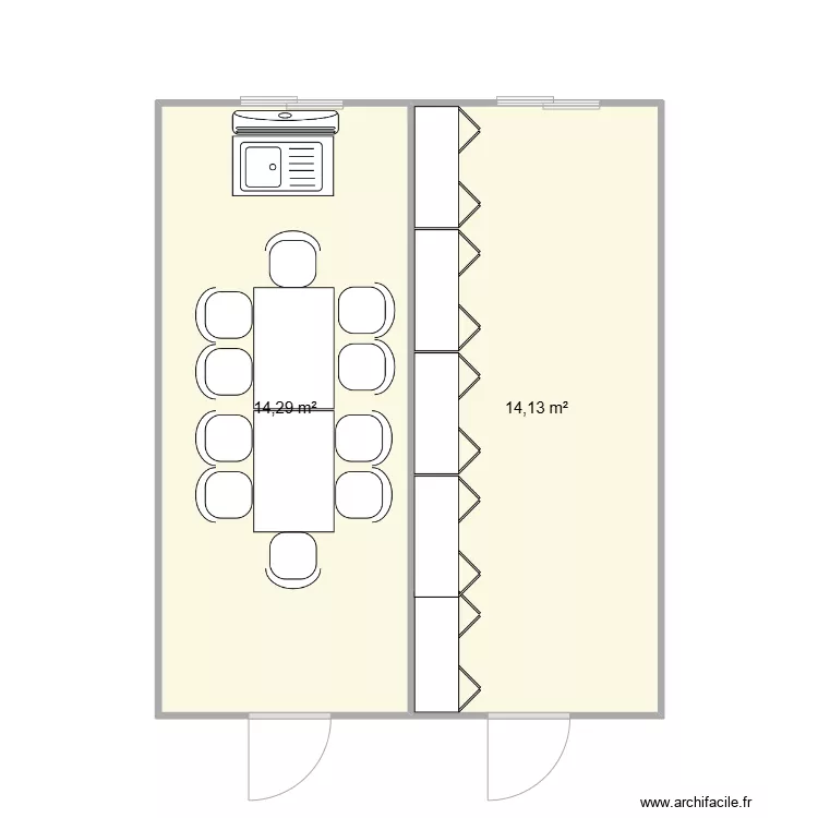 EIFFAGE CHANTIER PIERRE BENITE. Plan de 