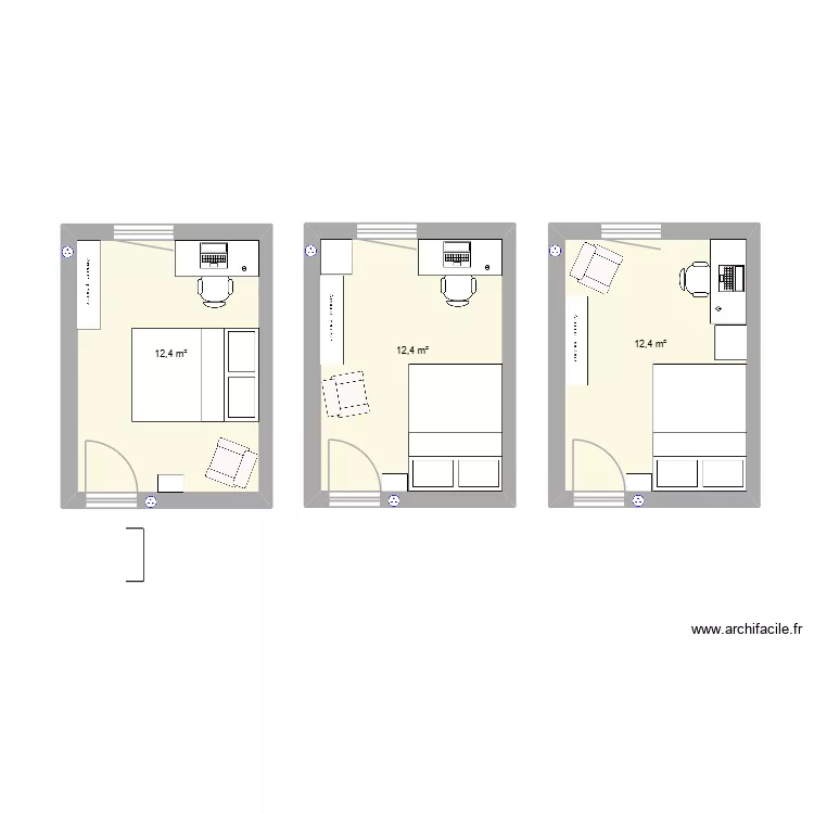 Nell fribourg 3. Plan de 3  et 37 m²