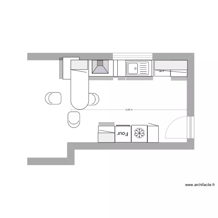 cuisine Claire version 1. Plan de cuisine Claire version 1. Plan de
