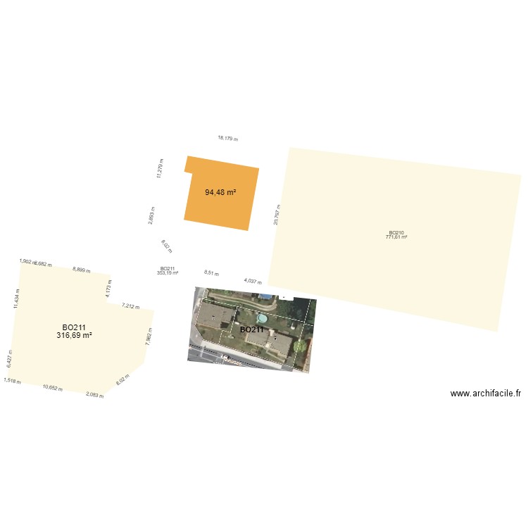 BAUDES 1. Plan de 0 pièce et 0 m2
