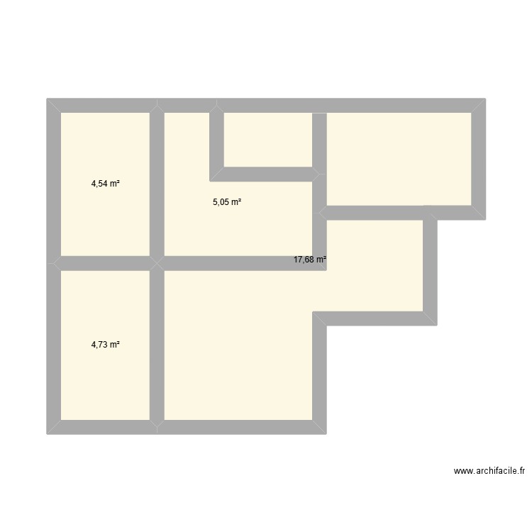 Plan de masse - 48 Jeanne d'Arc. Plan de 4 pièces et 32 m2