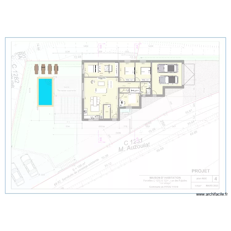 Maison Gleize 1. Plan de 