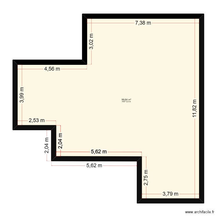 plan double L4. Plan de 0 pièce et 0 m2