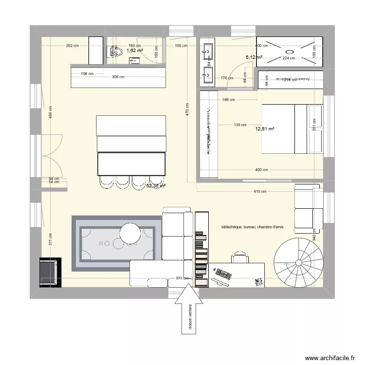 montalba le chateau. Plan de 