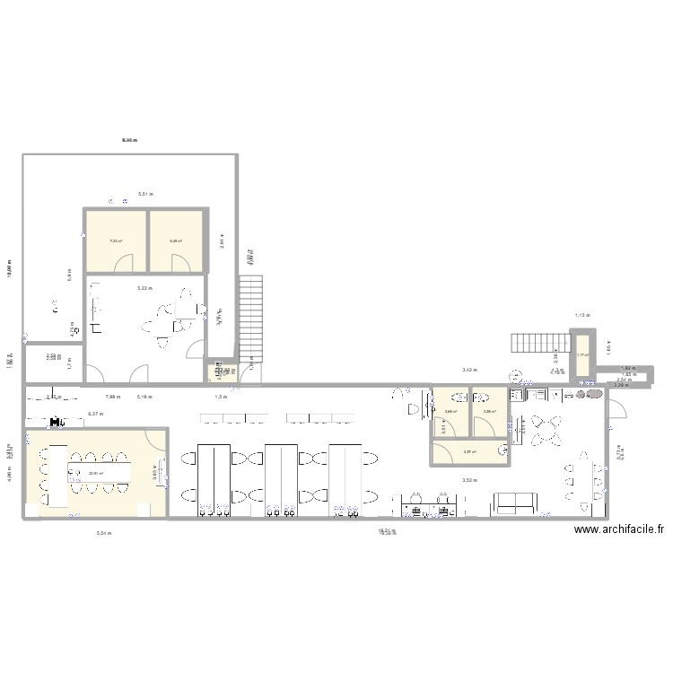 THELUS 9. Plan de 8 pièces et 51 m2