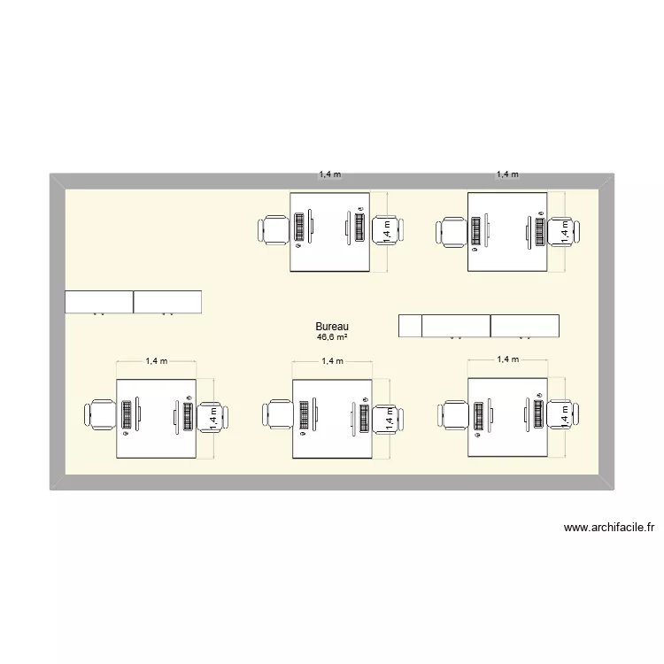 Bureau SOCOTEC CONSTRUCTION 280S0. Plan de 1 et 47 m² Bureau SOCOTEC CONSTRUCTION 280S0. Plan de 1 et 47 m²