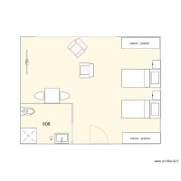 Chambre double maison de repos