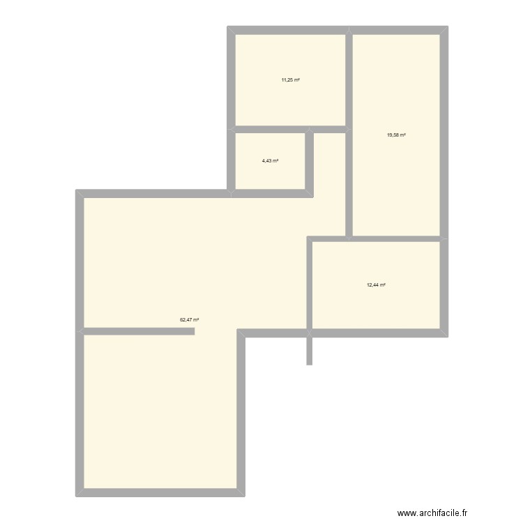 plan maison ozan. Plan de 5 pièces et 110 m2