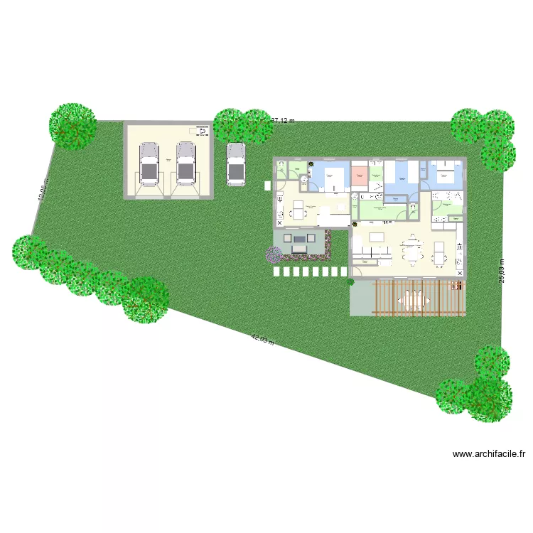 Maison Surbaix 2. Plan de 