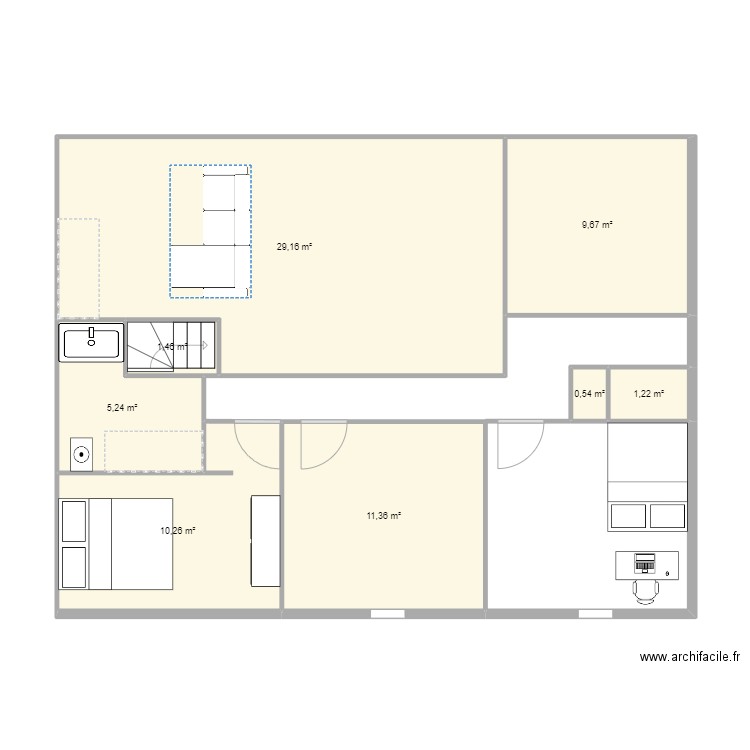 maison . Plan de 0 pièce et 0 m2