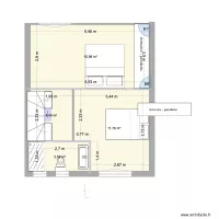 Nouveau plan etage 2 chambres bis