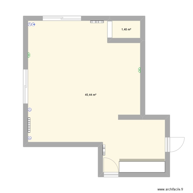 Cugan. Plan de 0 pièce et 0 m2