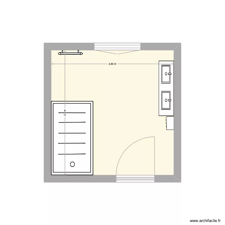 Meyrieux. Plan de 1 et 7 m² Meyrieux. Plan de 1 et 7 m²