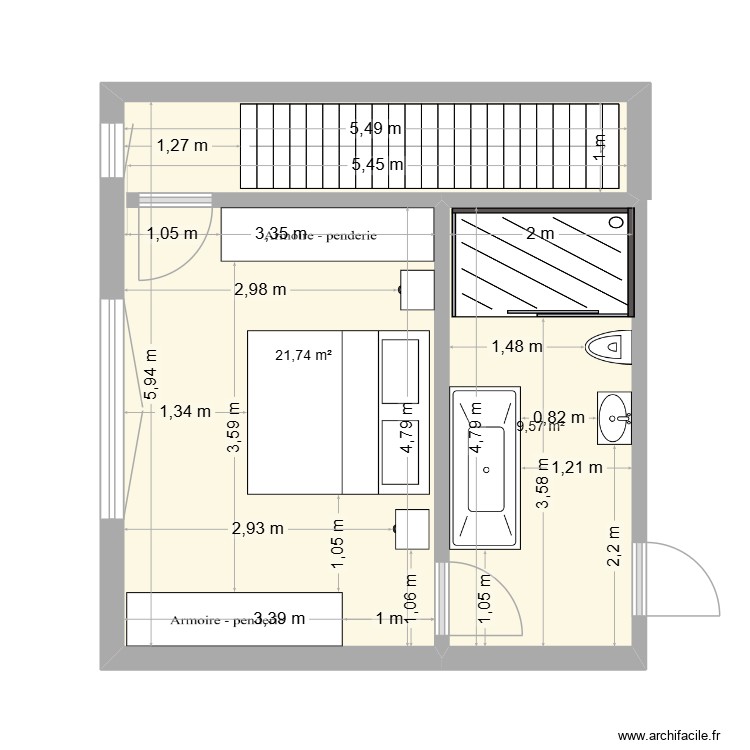 etage gerpinnes. Plan de 0 pièce et 0 m2