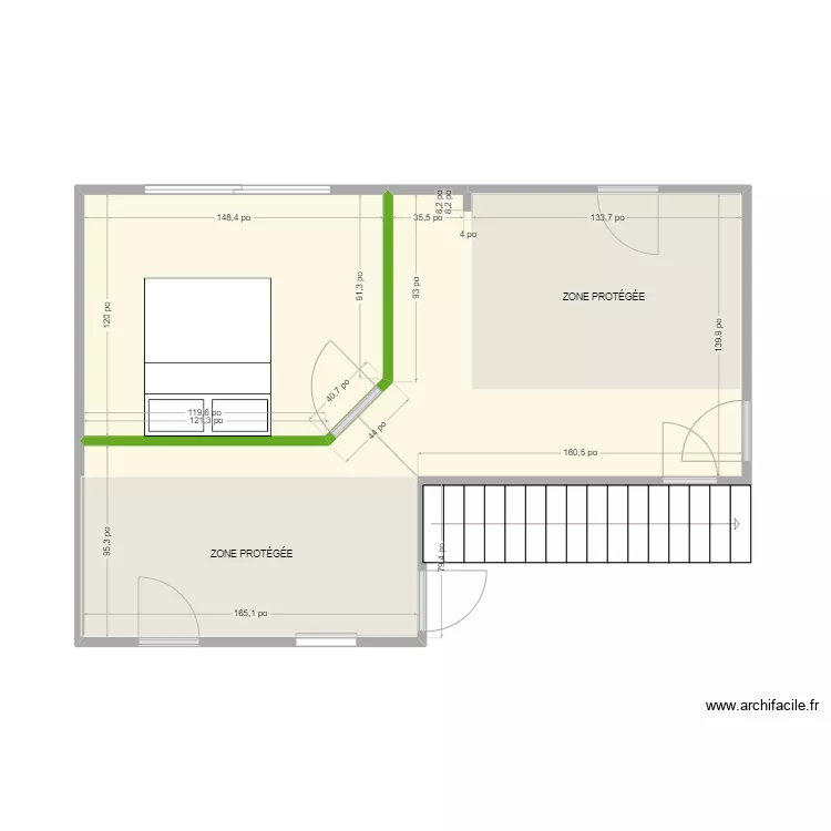 4370 Jeanne-d'arc. Plan de 