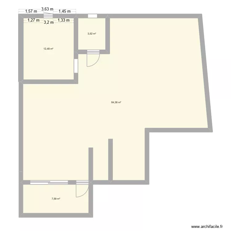 maison bioclimatique. Plan de 4 Pièces et 108 m² maison bioclimatique. Plan de 4 Pièces et 108 m²