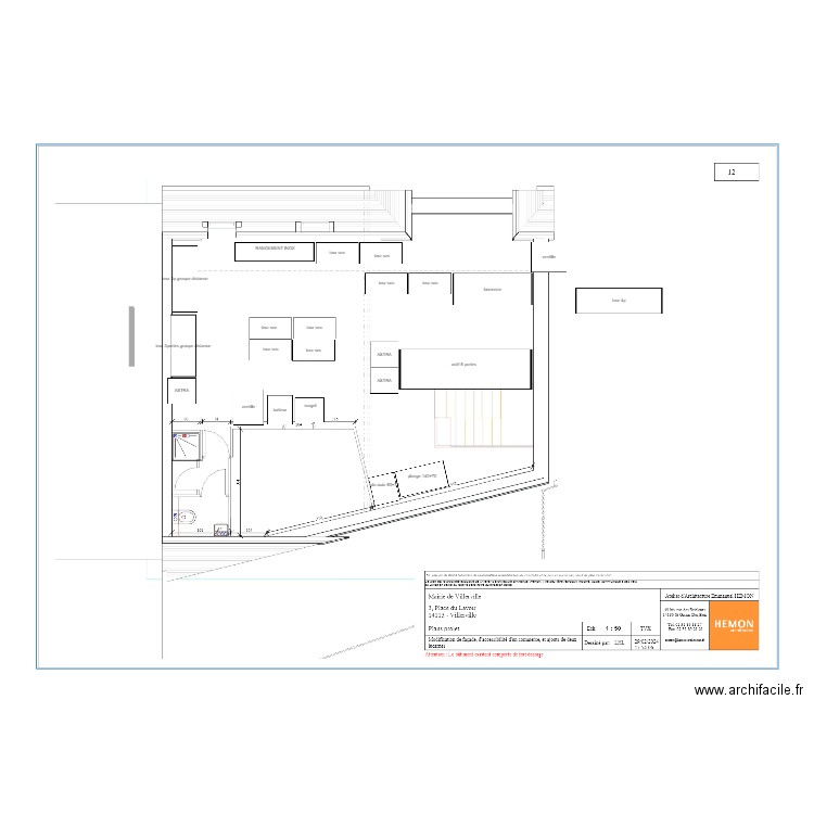 saquana etagev5. Plan de 0 pièce et 0 m2