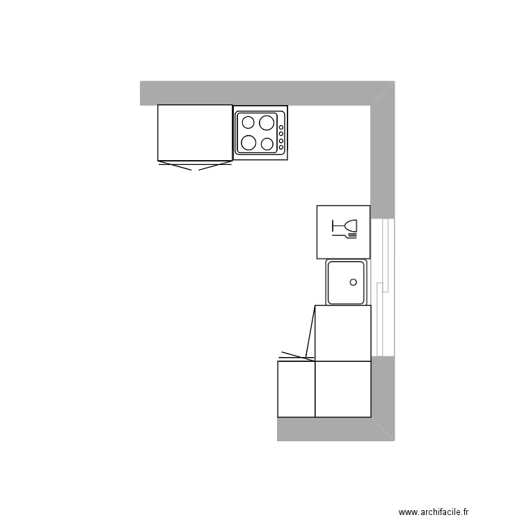 Cuisine figueiral. Plan de 0 pièce et 0 m2