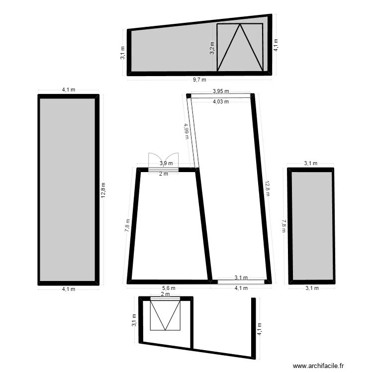 maison parent fin. Plan de 